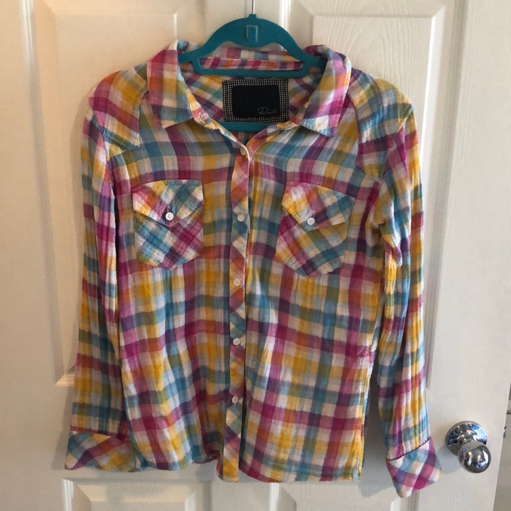 Colorful Rails Flannel